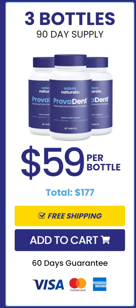 ProvaDent™ 3 bottles pricing